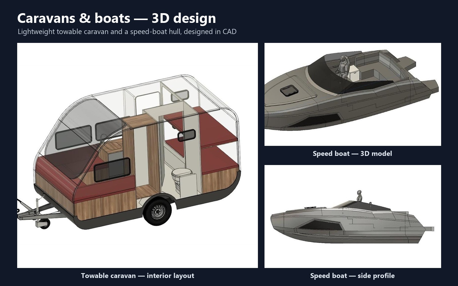 Caravan and boat