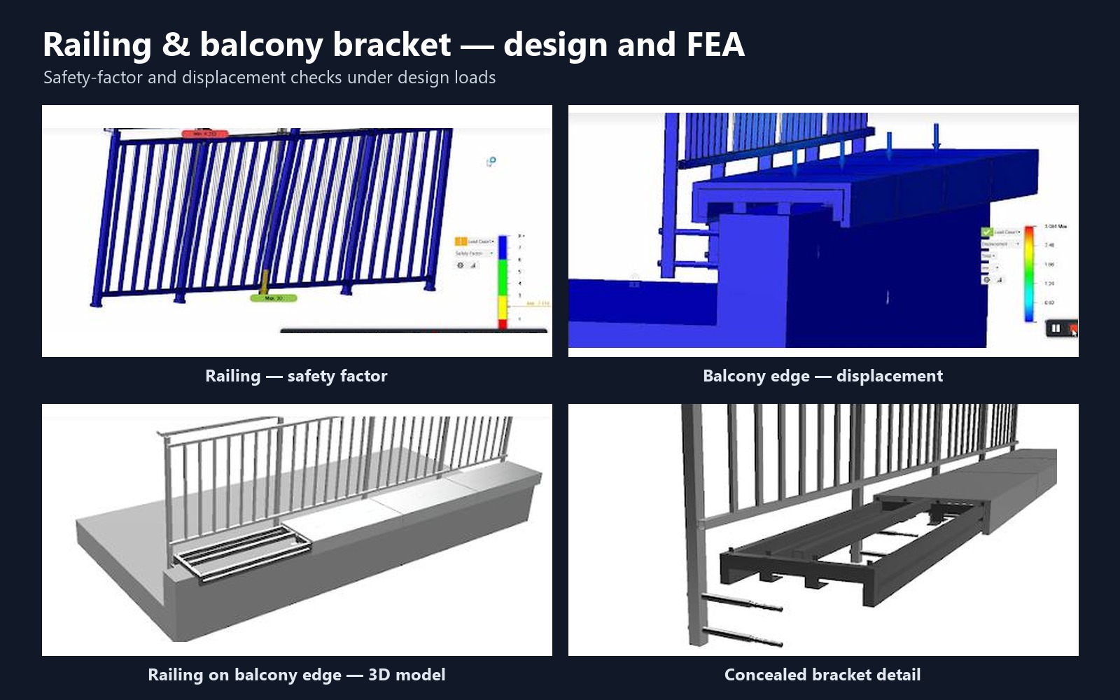 Balustrade FEA